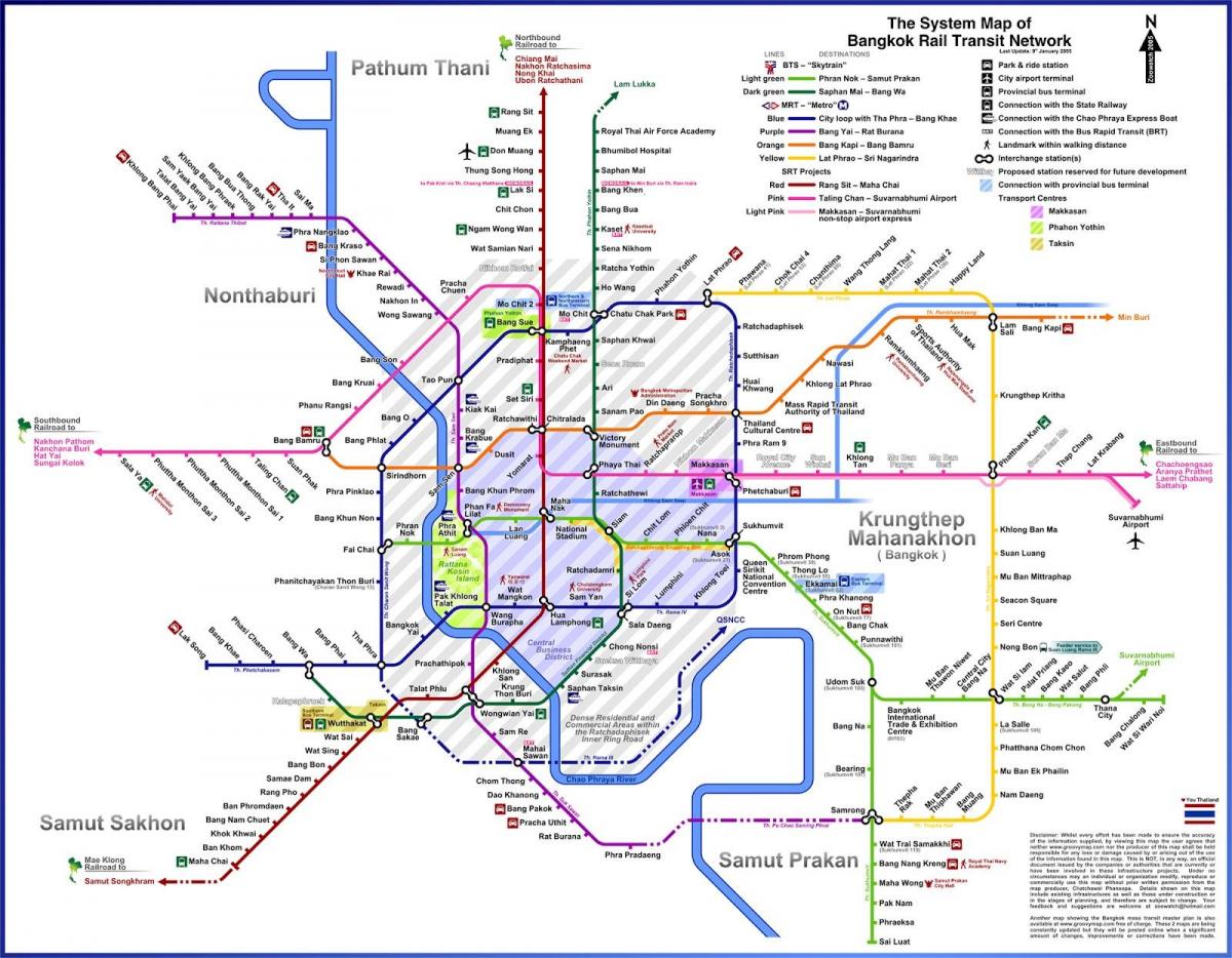 曼谷旅路线图