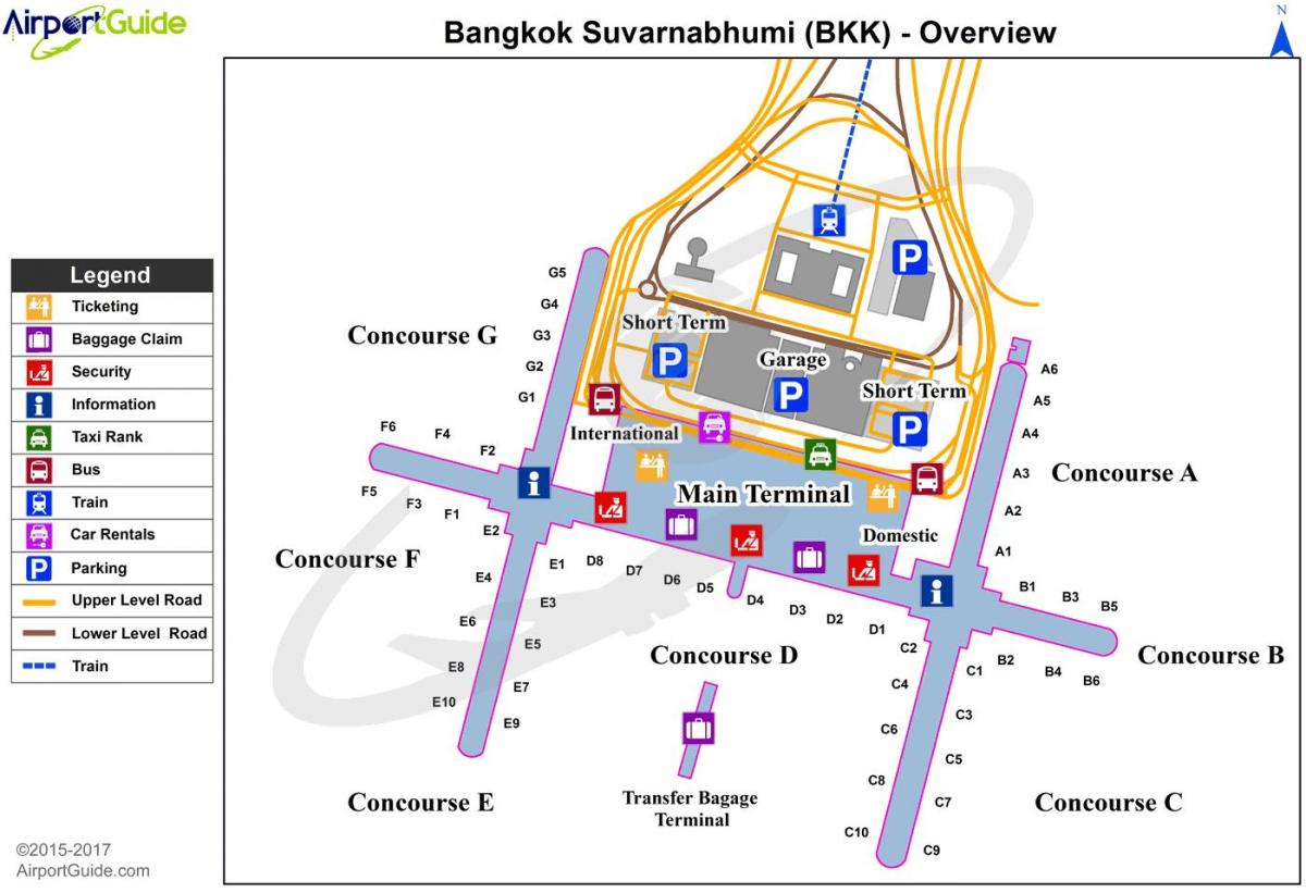 bkk机场的地图