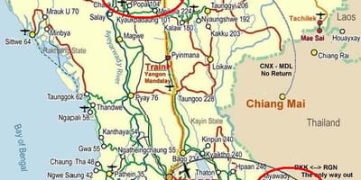 地图曼谷公路
