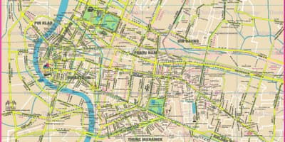 城市地图曼谷