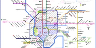 曼谷旅路线图