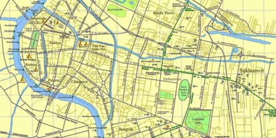 地图曼谷路